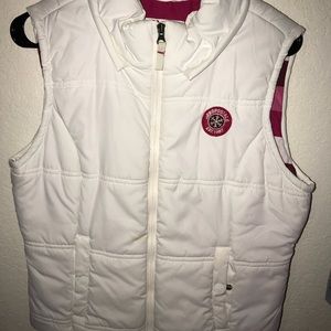 2 FOR $7 White puffer Aeropostale vest